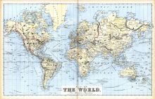 World Map, Lamoille and Orleans Counties 1878